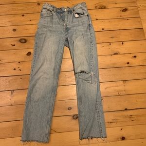 Zara ripped jeans